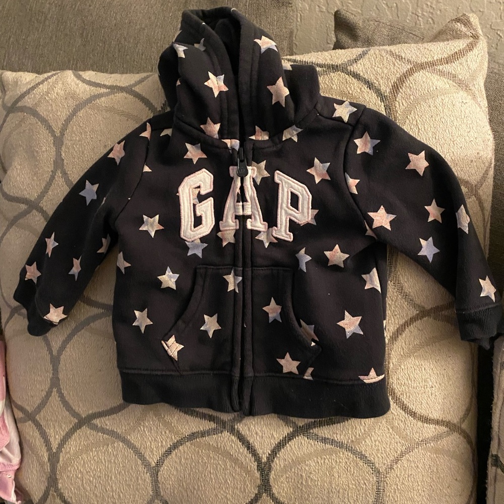 GAP Black Star Sweatshirt Hoodie